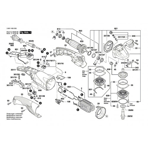 Запчасти для УШМ Bosch GWS 15-125CIH